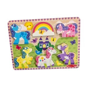 Melissa & Doug Wooden Chunky Unicorn Puzzle